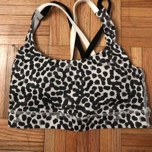 Lululemon sports bra with pads, size 4